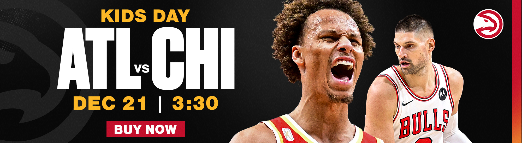 Hawks vs. Bulls on December 21