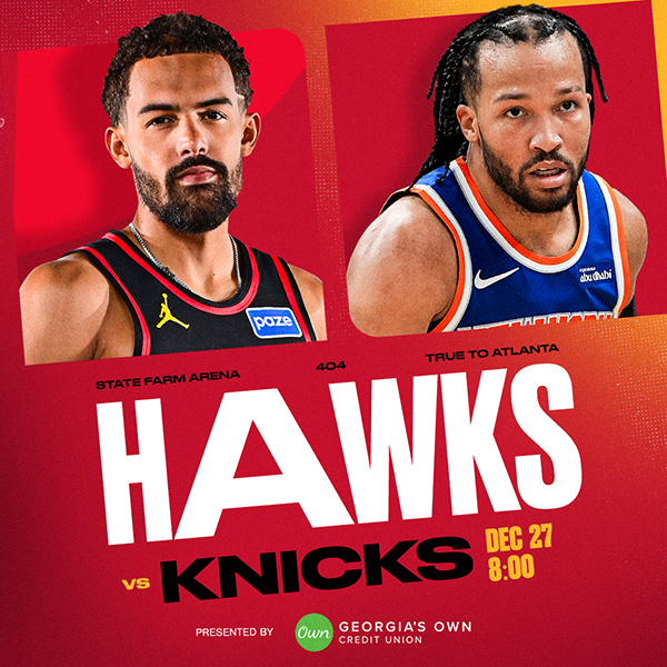 Hawks vs Knicks on 12/27