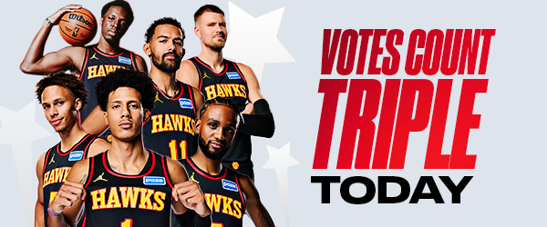 All-Star Votes count 3x today!