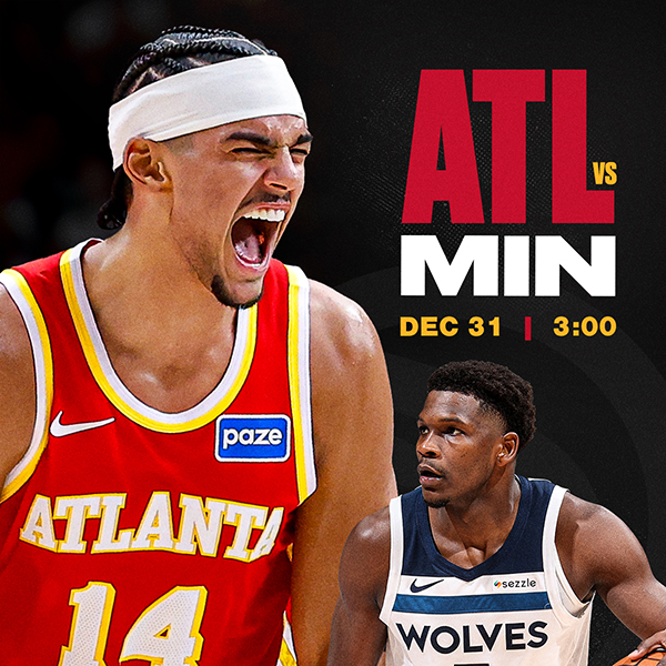ATL vs. MIN on 12/31
