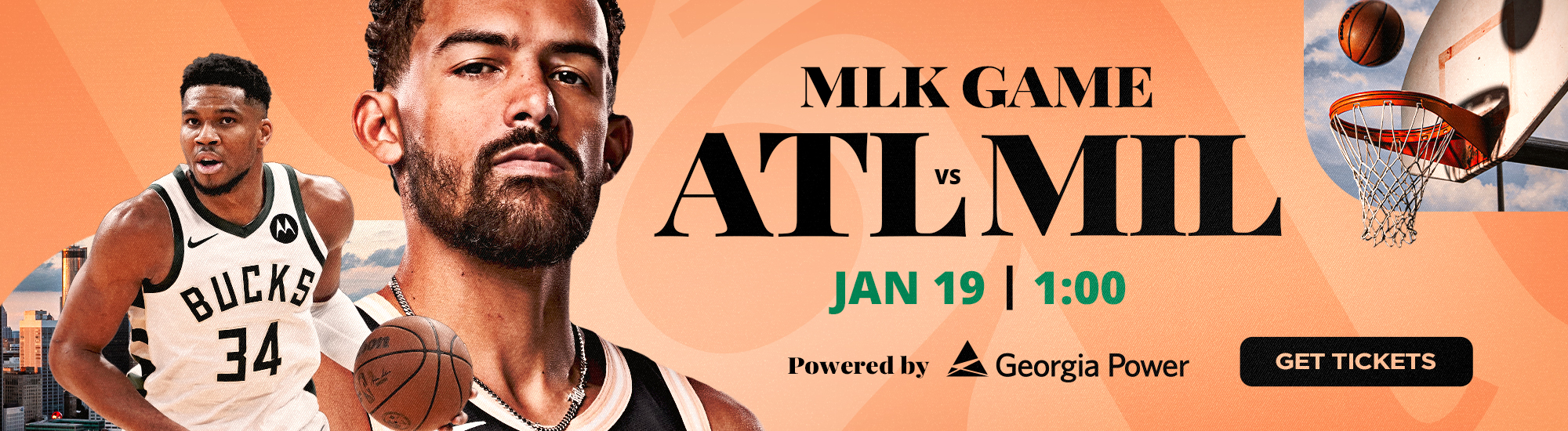 Hawks vs. Bucks on January 19