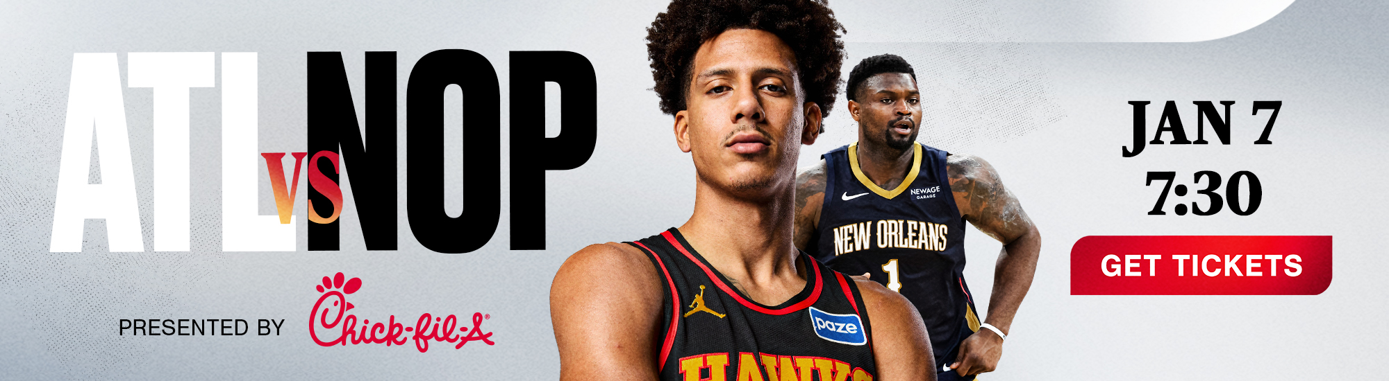 Hawks vs. Pelicans on January 7