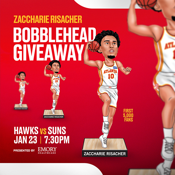 Zaccharie Risacher Bobblehead Giveaway