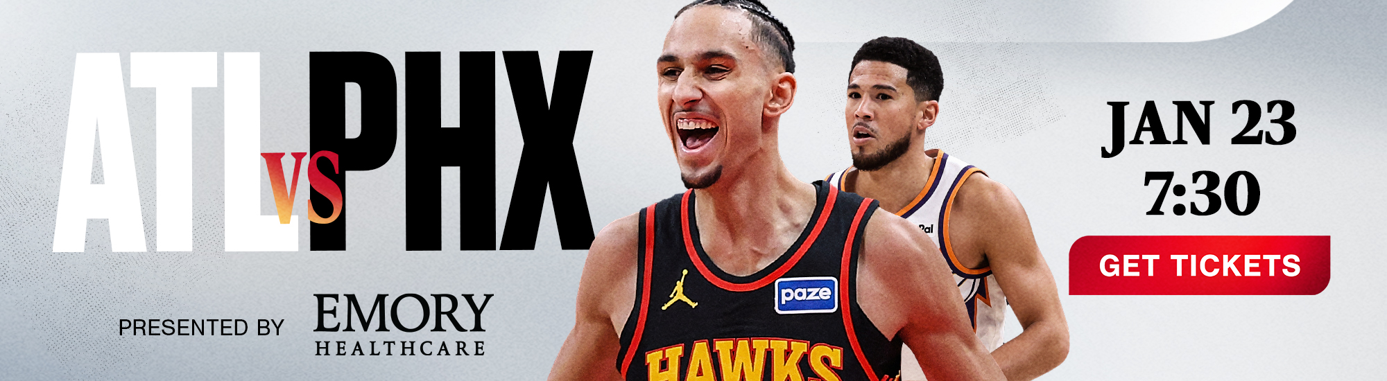 Hawks vs. Suns on January 23