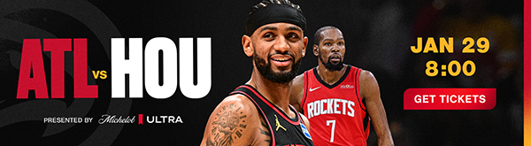 Hawks vs. Rockets on January 29