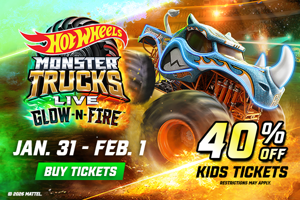 Hot Wheels Jan 31 - Feb 1 | 40% Off Kids Tickets