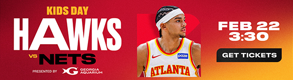 Hawks vs. Nets on February 22