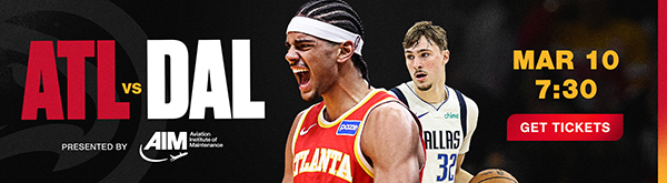 Hawks vs. Mavericks on March 10