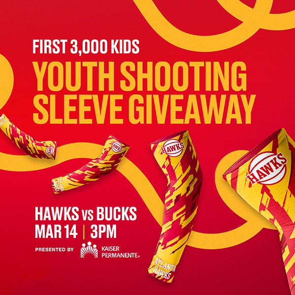Shooting Sleeve Giveaway: Hawks vs. Bucks