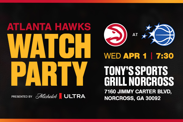 Hawks vs. Magic Watch Party | April 1