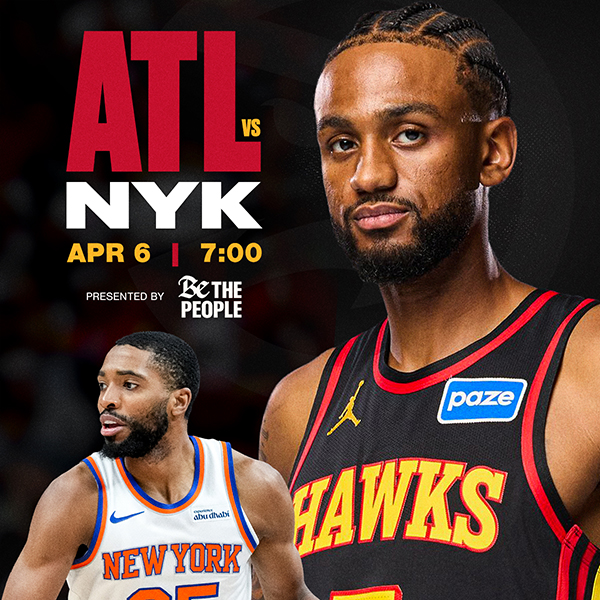 Hawks vs. Knicks on 4/6
