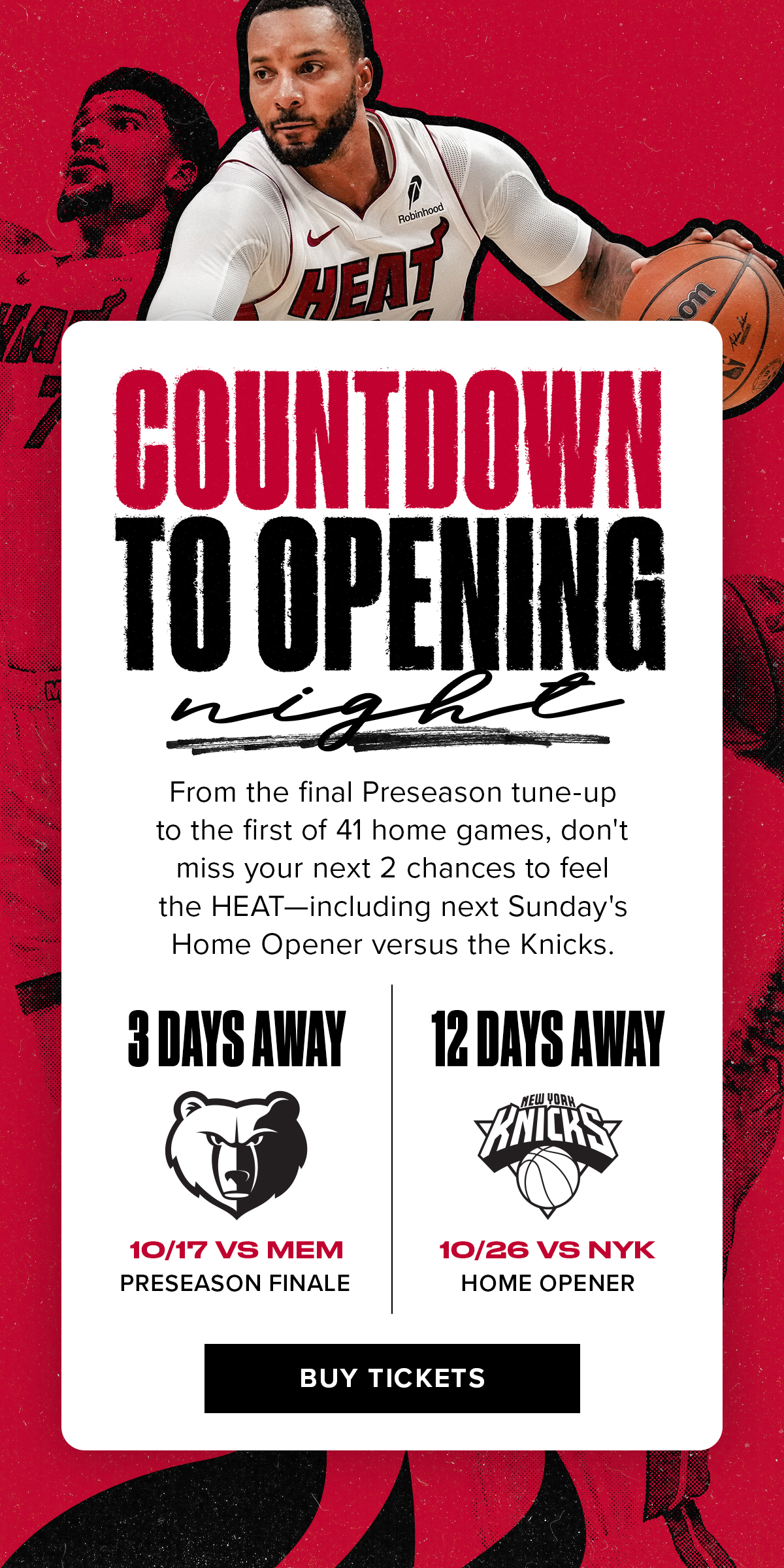 Countdown to Opening Night | Buy Tickets