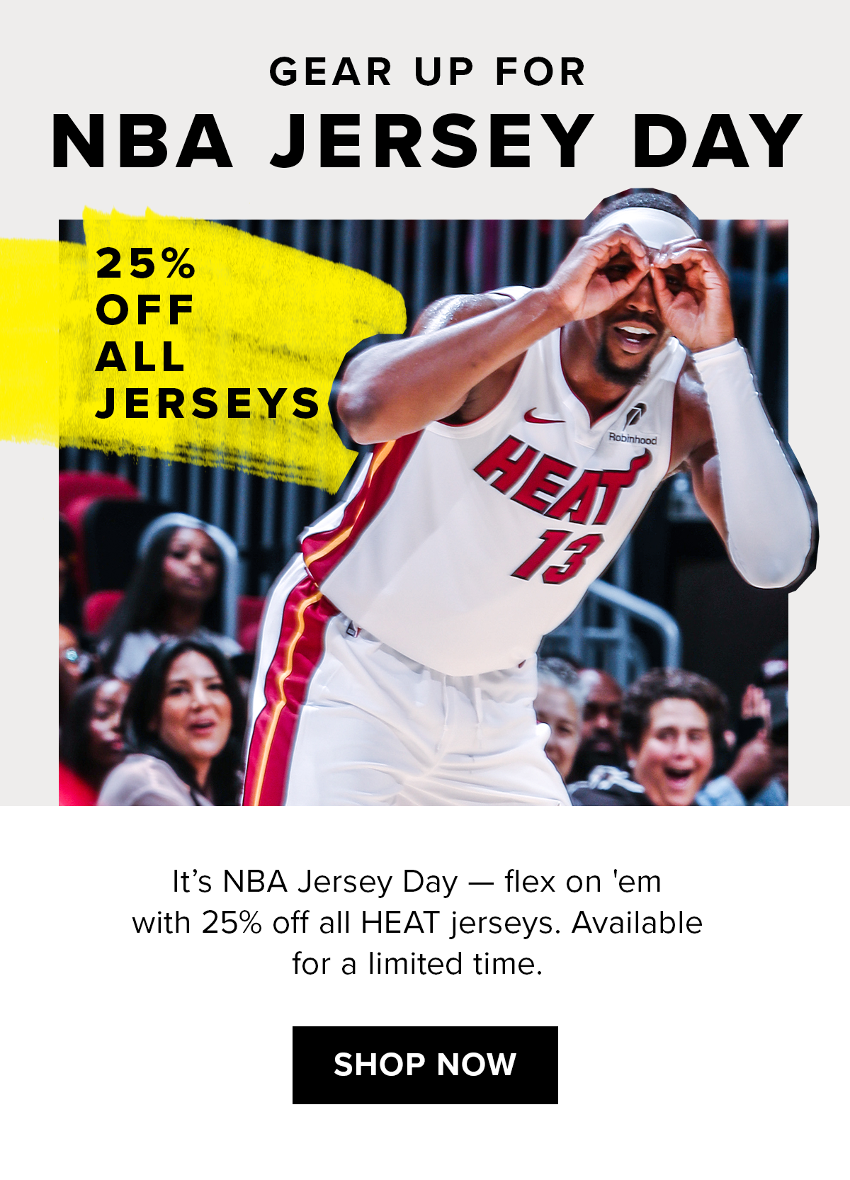 NBA Jersey Day | 25% Off All Jerseys | Shop Now