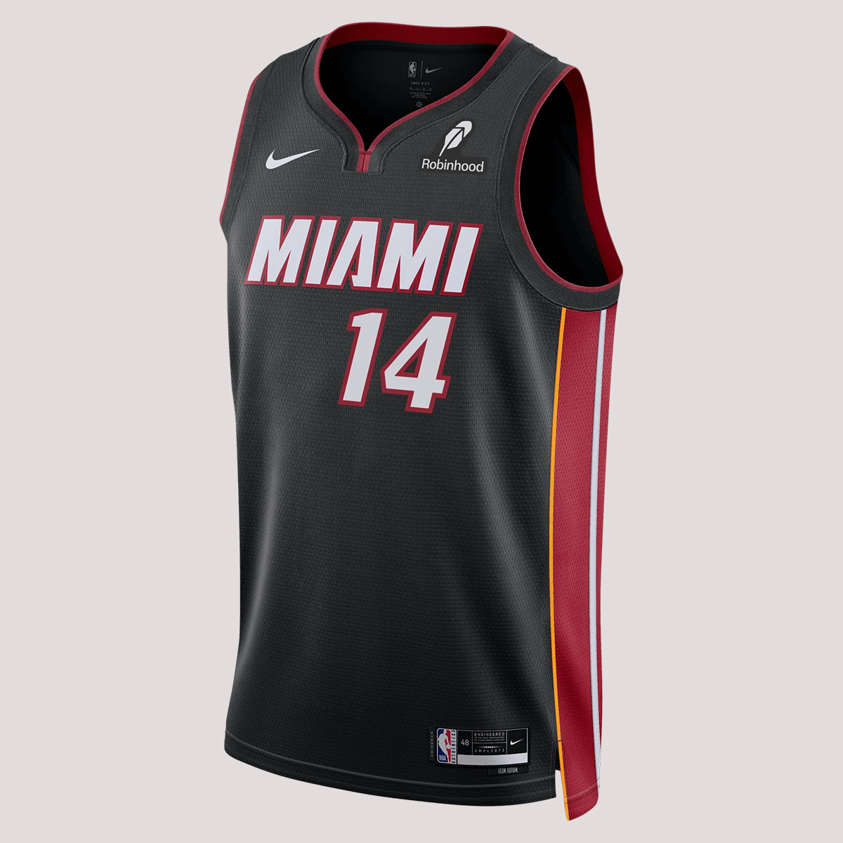 Tyler Herro Nike Miami HEAT Icon Black Swingman Jersey