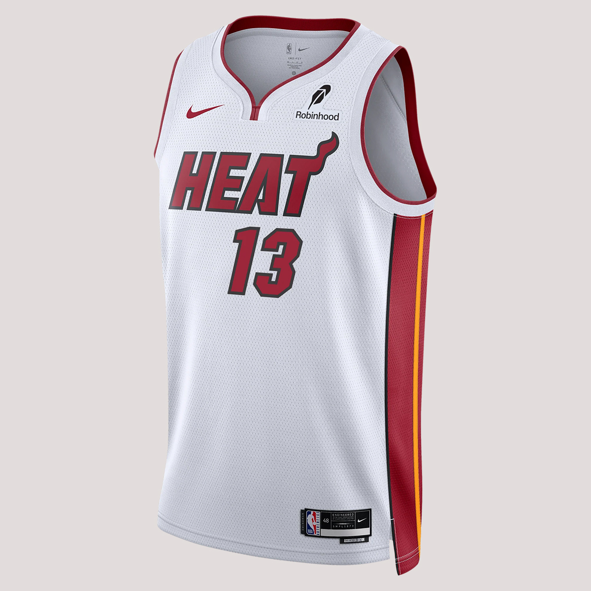 Bam Adebayo Nike Miami HEAT Association White Swingman Jersey