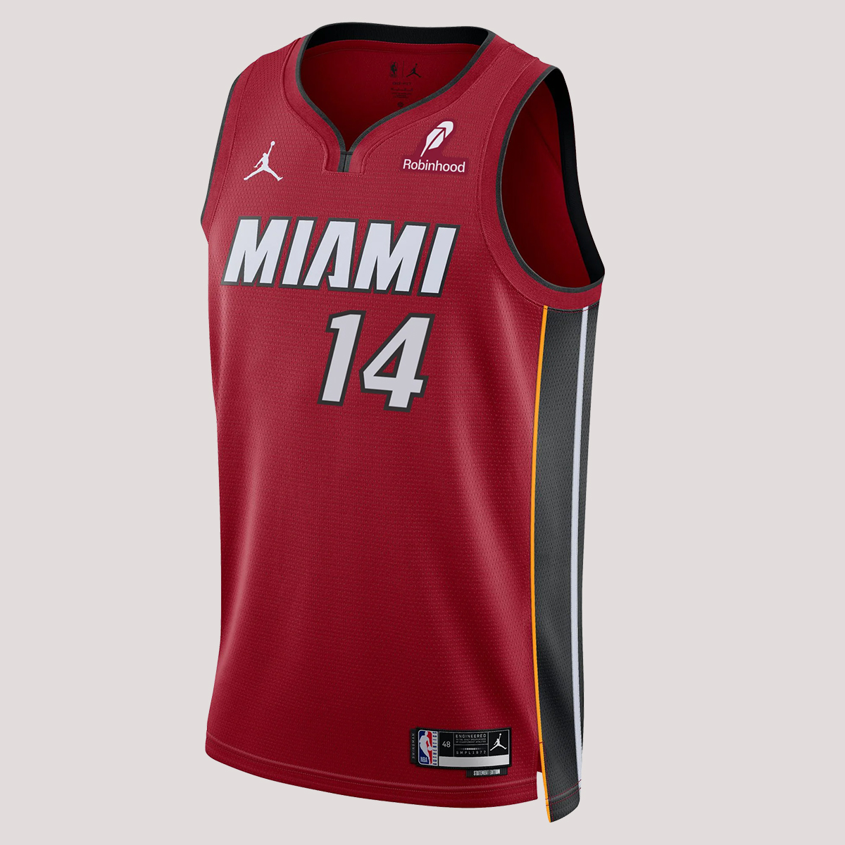 Tyler Herro Nike Jordan Brand Miami HEAT Statement Red Swingman Jersey
