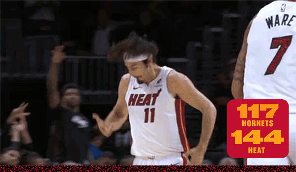 117 Hornets - 144 HEAT
