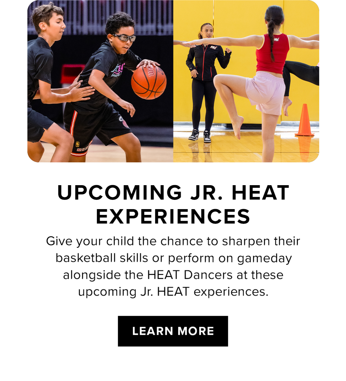 Jr. HEAT Experiences | Learn More