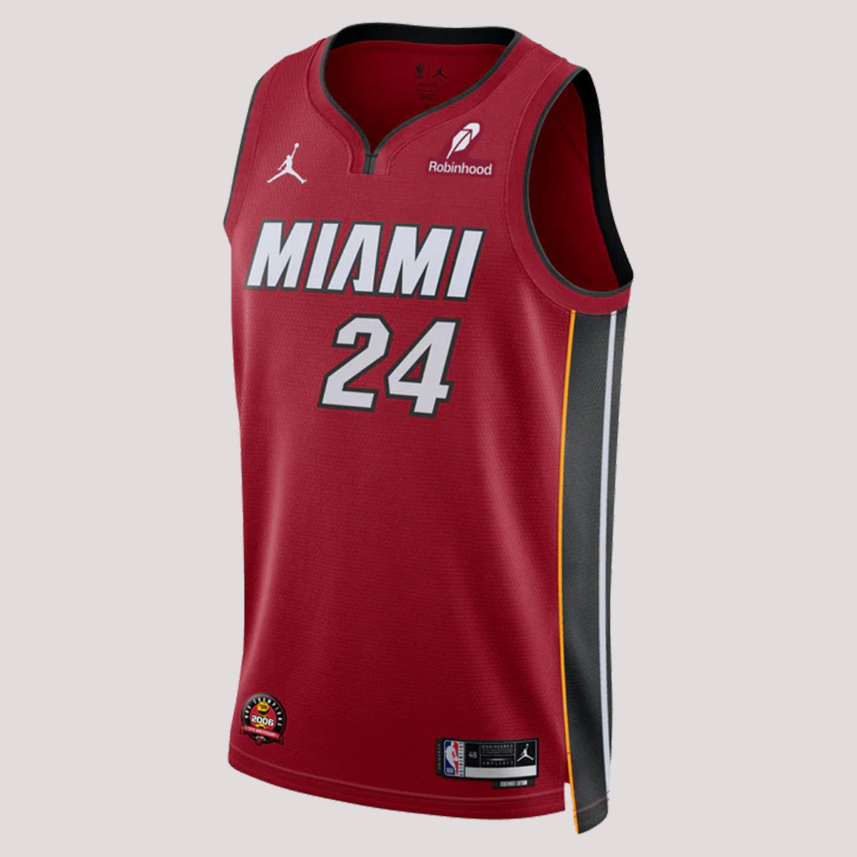 Norman Powell Nike Jordan Brand Miami HEAT Statement Red Swingman Jersey