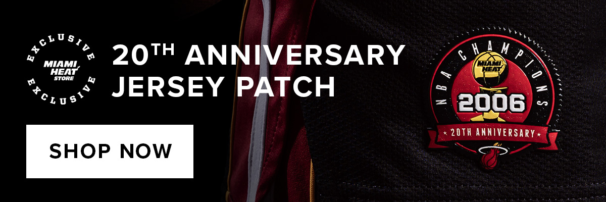 20th Anniversary Jersey Patch | Shop Now