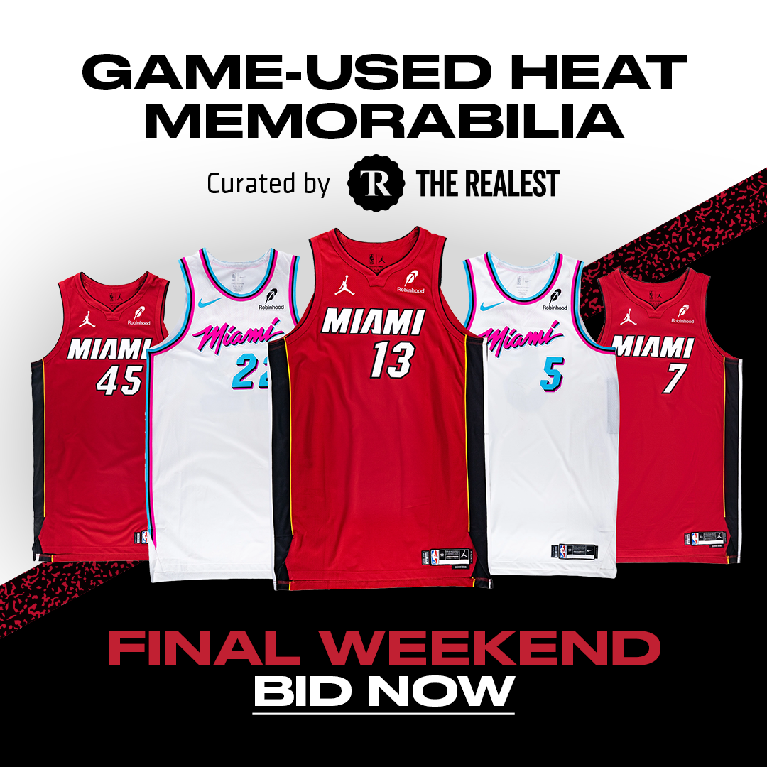 Game-Used HEAT Memorabilia | Bid Now