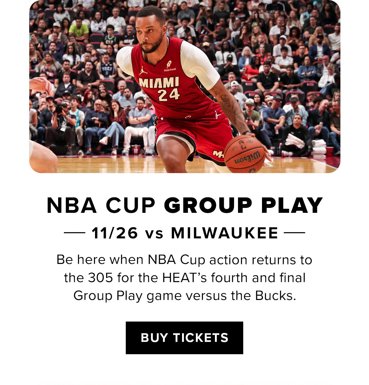 NBA Group Play | Nov 26 | Buy Tickets