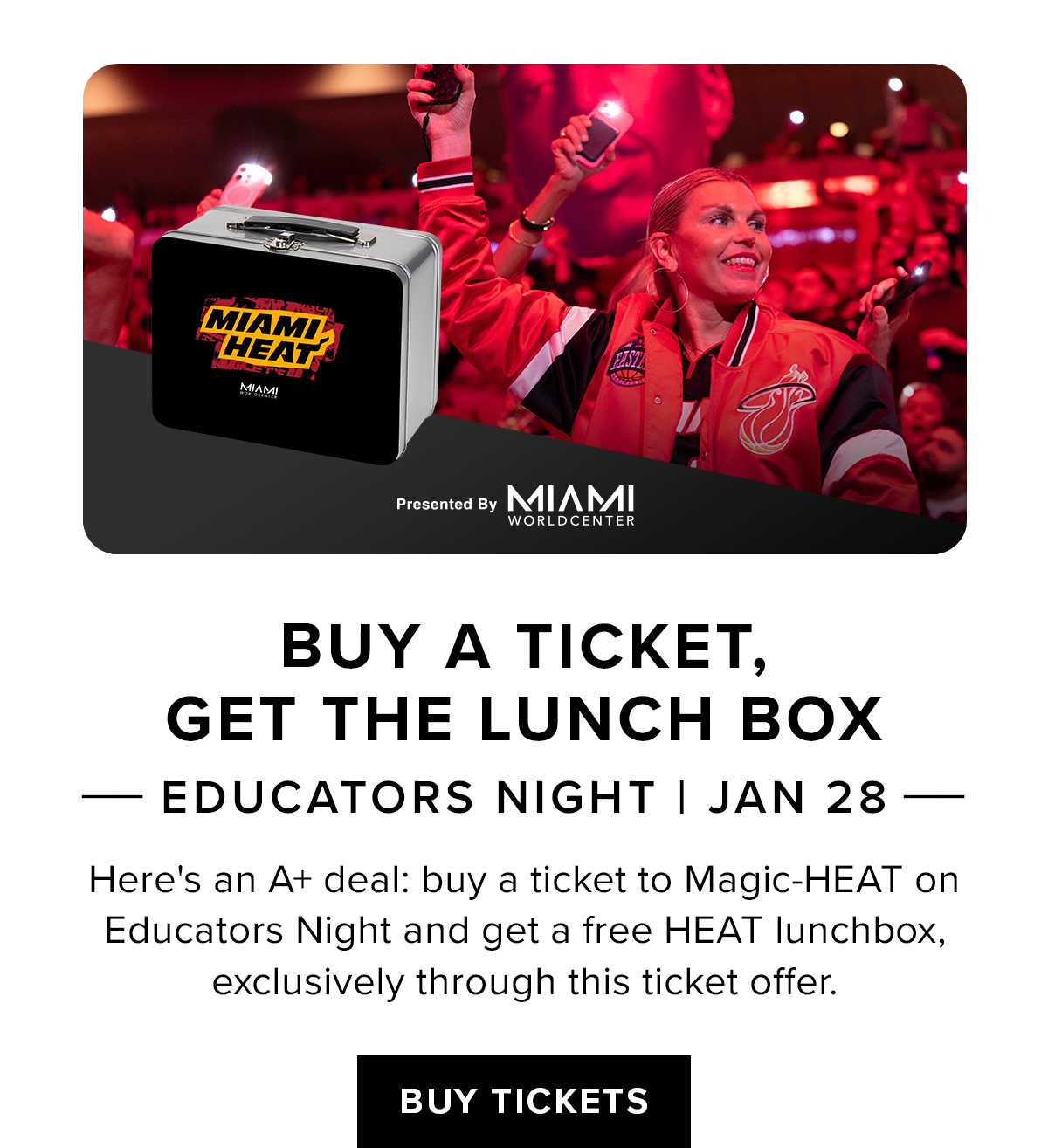 Educators Night | Jan 28 | Buy Tickets