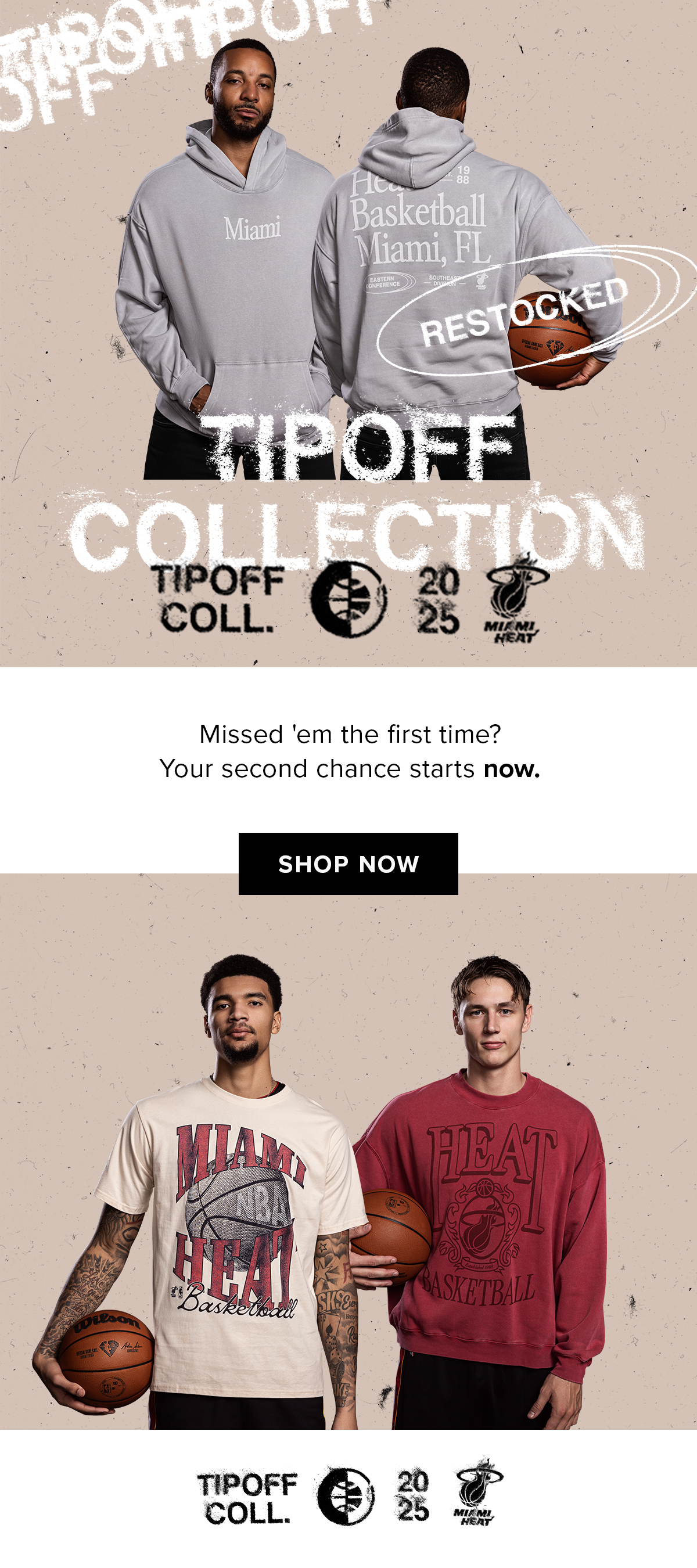 Tipoff Collection | Shop Now