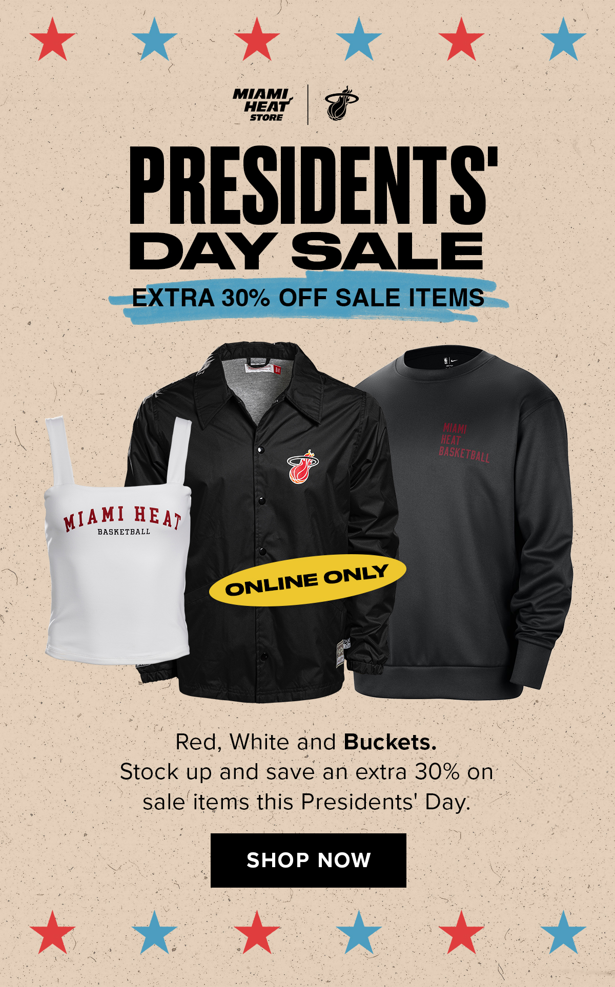 Presidents' Day Sale | Extra 30% Off Sale Items | Shop Now