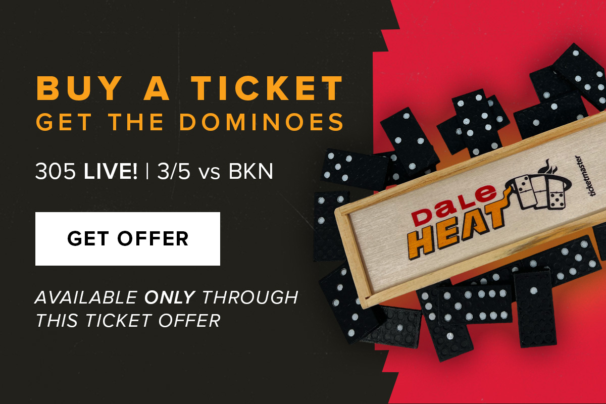 Buy a Ticket, Get a Domino | 305 Live! | 3/5 vs BKN | GET OFFER