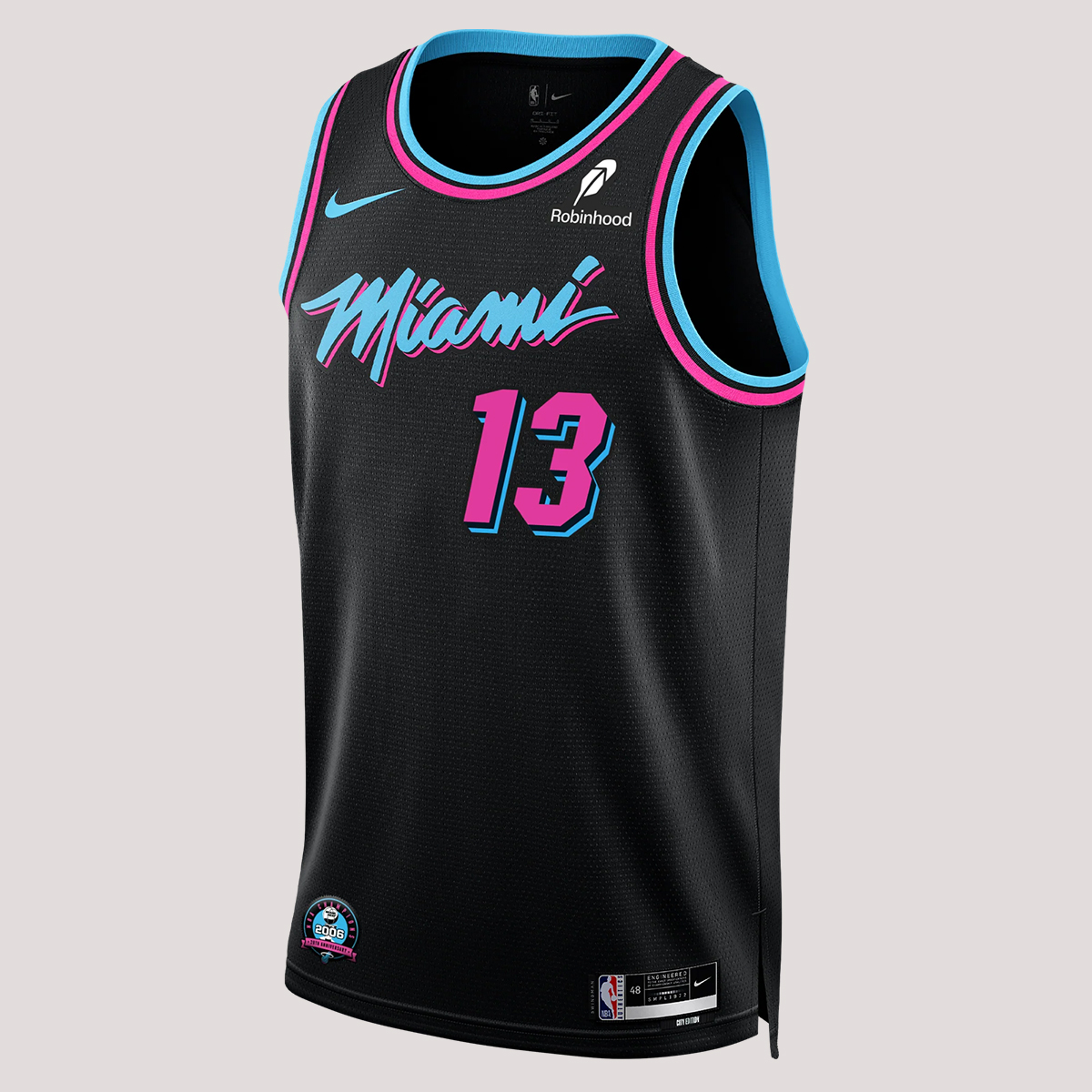 Bam Adebayo Nike Original Vice Nights Swingman Jersey