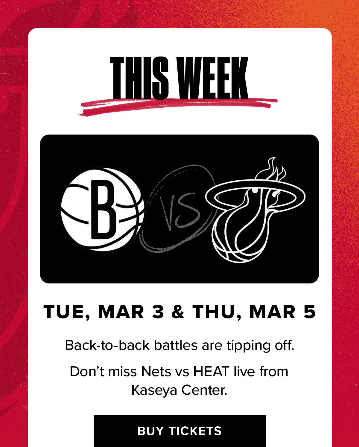 Tue, Mar 3 & Thu, Mar 5 | Buy Tickets
