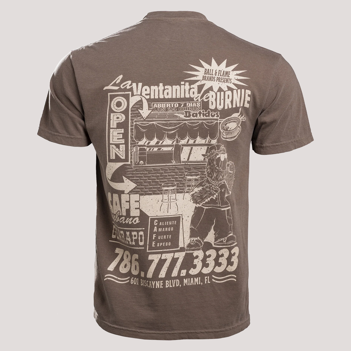 Court Culture Burnie's Ventanita Espresso Unisex Tee