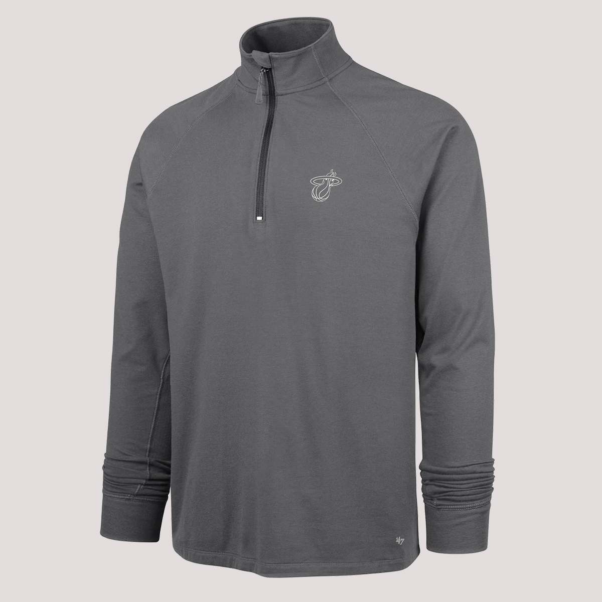 '47 Brand Miami HEAT Forward Logo 1/4 Zip Jacket