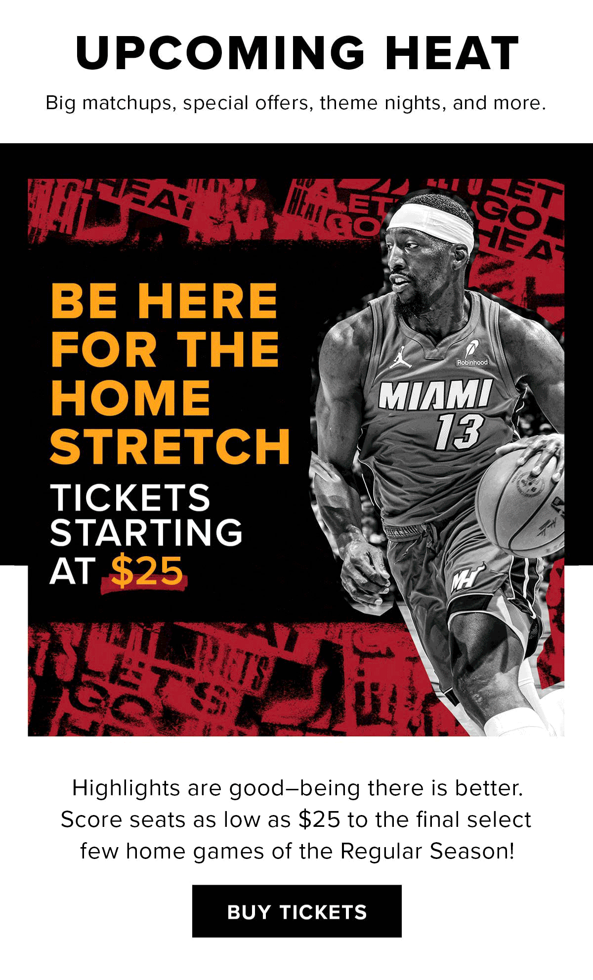 Tickets starting at $25 | Get Offer