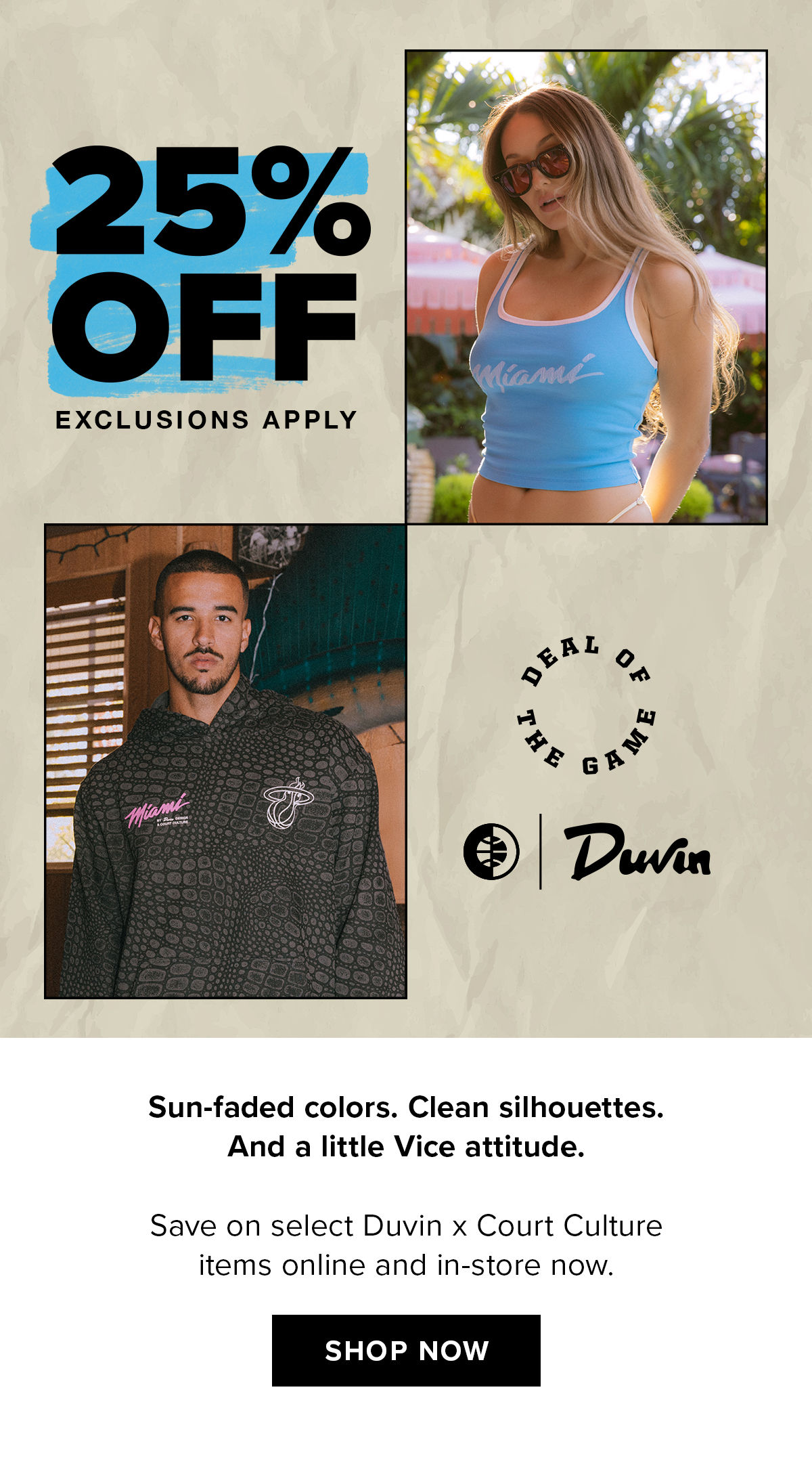 25% Off Duvin | Shop Now