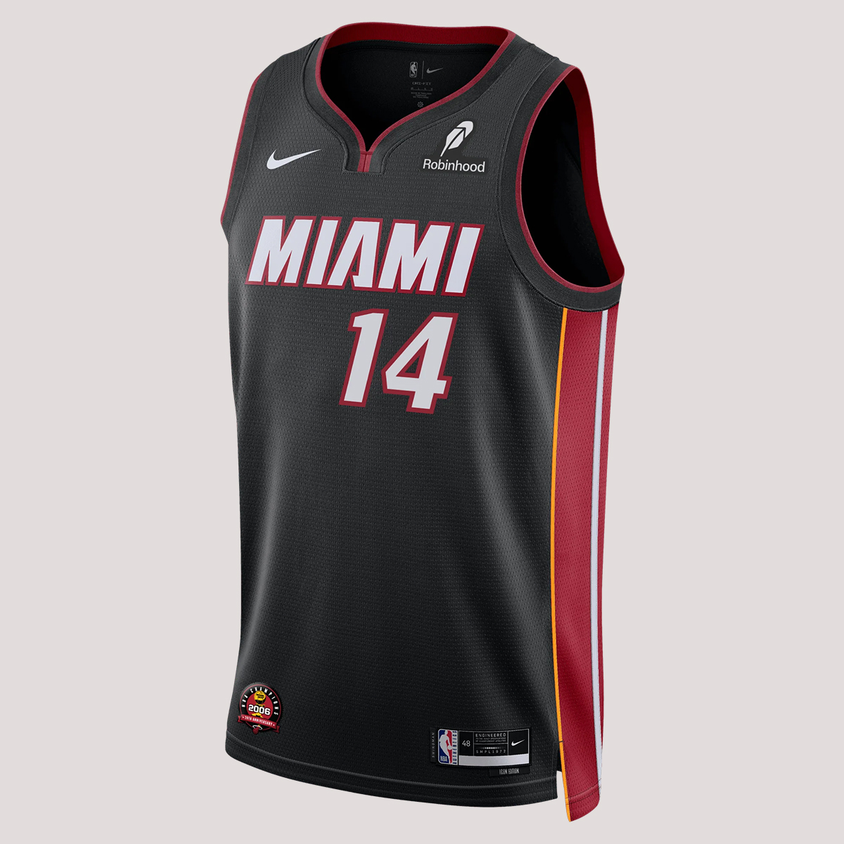 Tyler Herro Nike Miami HEAT Icon Black Swingman Jersey