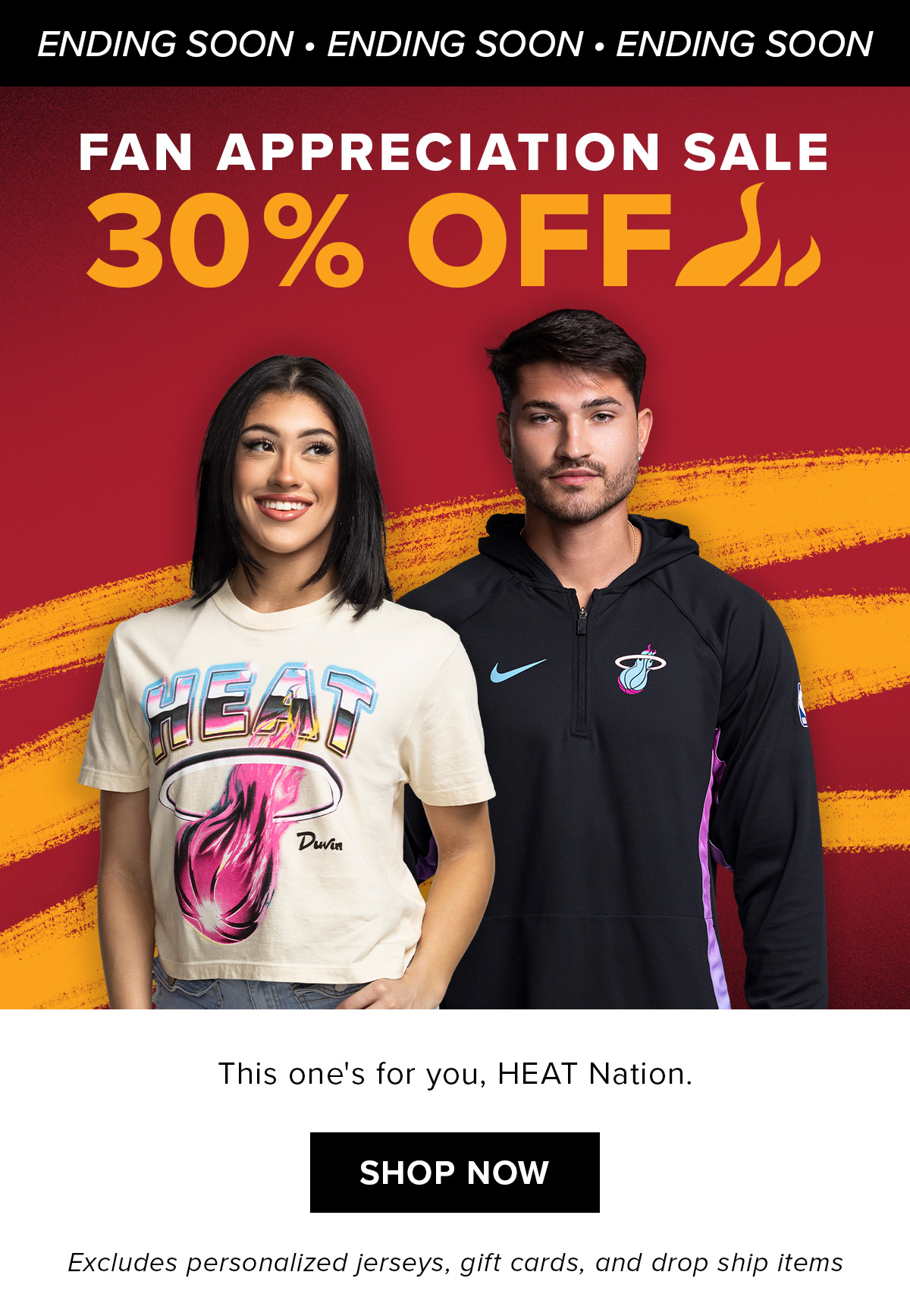 Fan Appreciation Sale | 30% Off | Shop Now