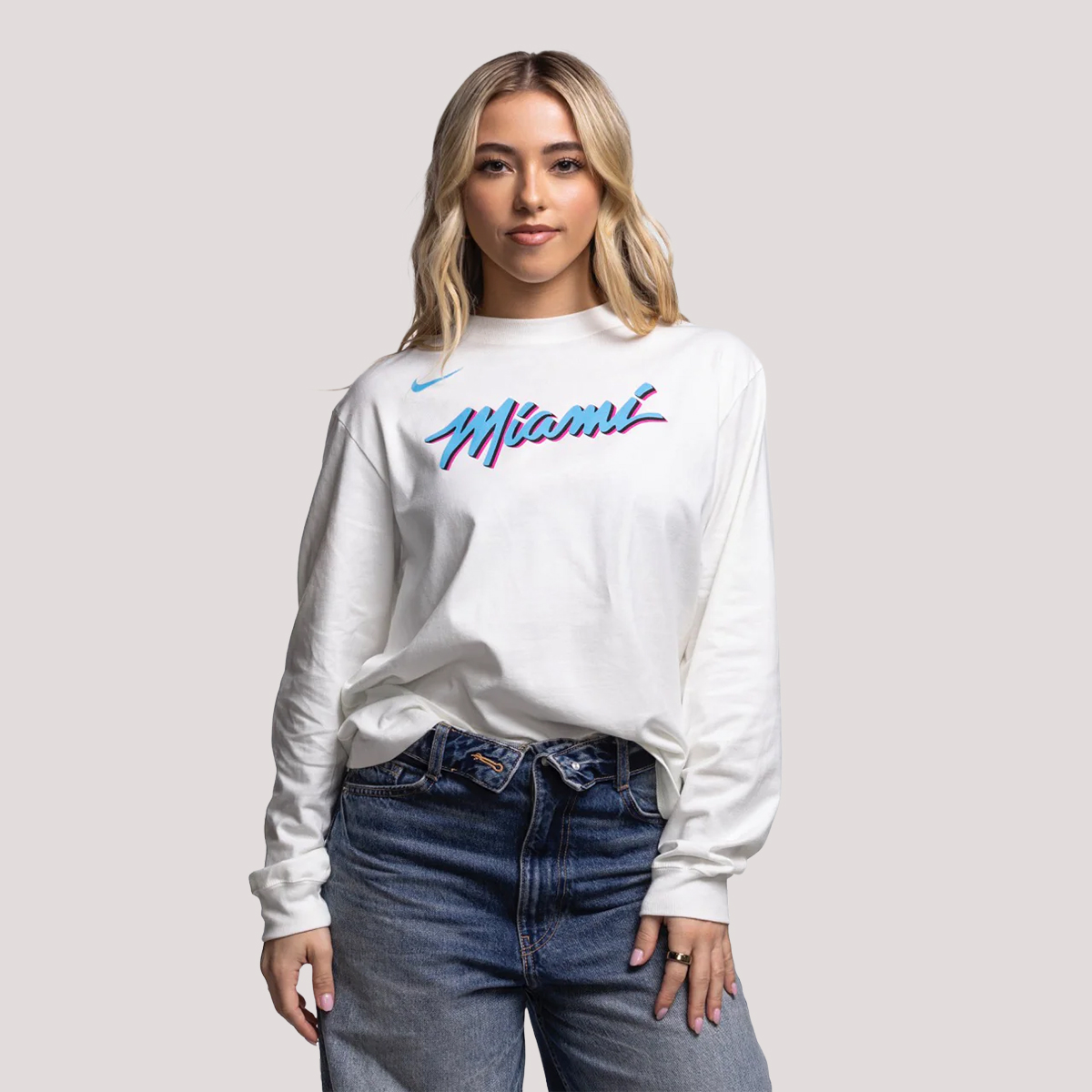 Nike Miami HEAT Original Vice Nights Women's Long Sleeve Tee