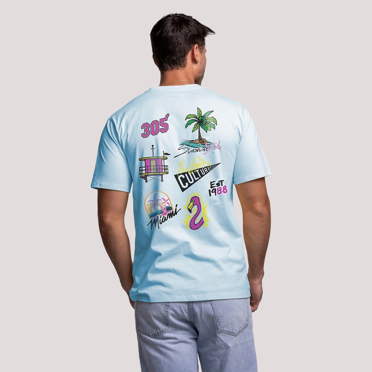 Court Culture Original Vice Nights 'Sticker Pack' Tee
