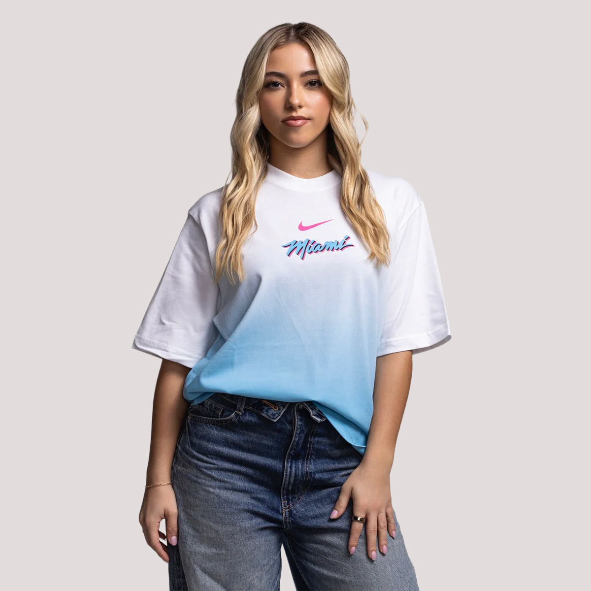 Nike Miami HEAT Original Vice Nights Women's Boxy Tee