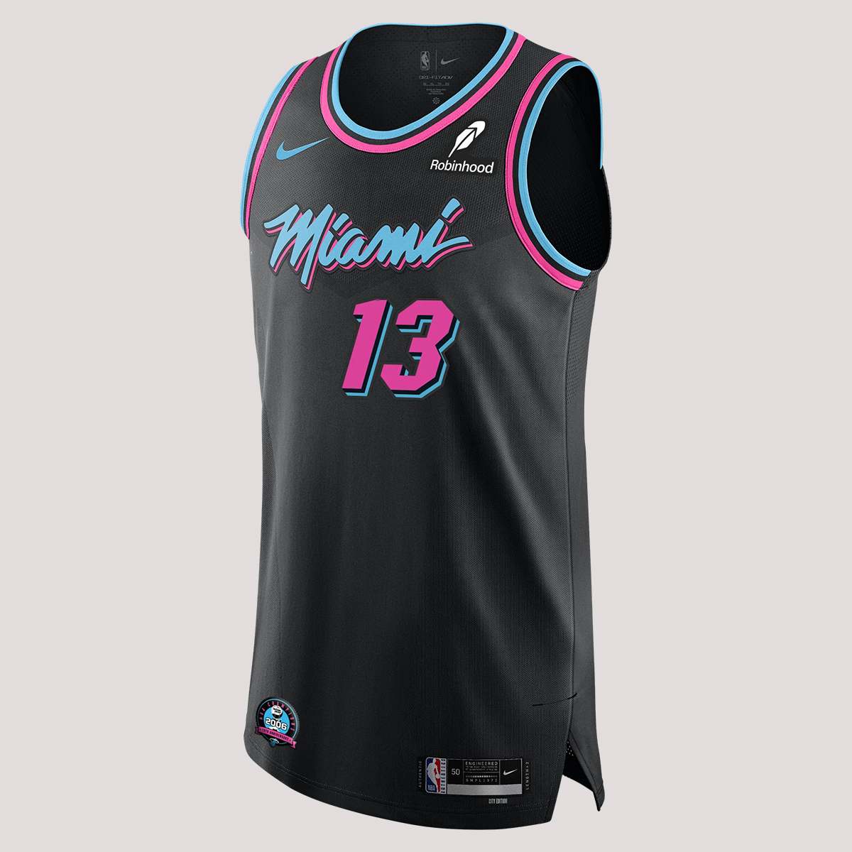 Bam Adebayo Nike Original Vice Nights Authentic Jersey