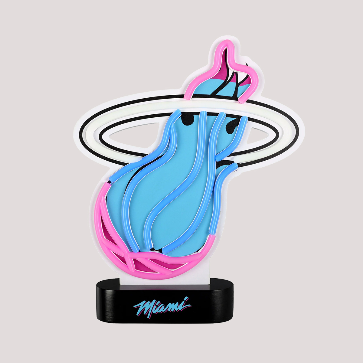 Miami HEAT Original Vice Table Top Neon Sign