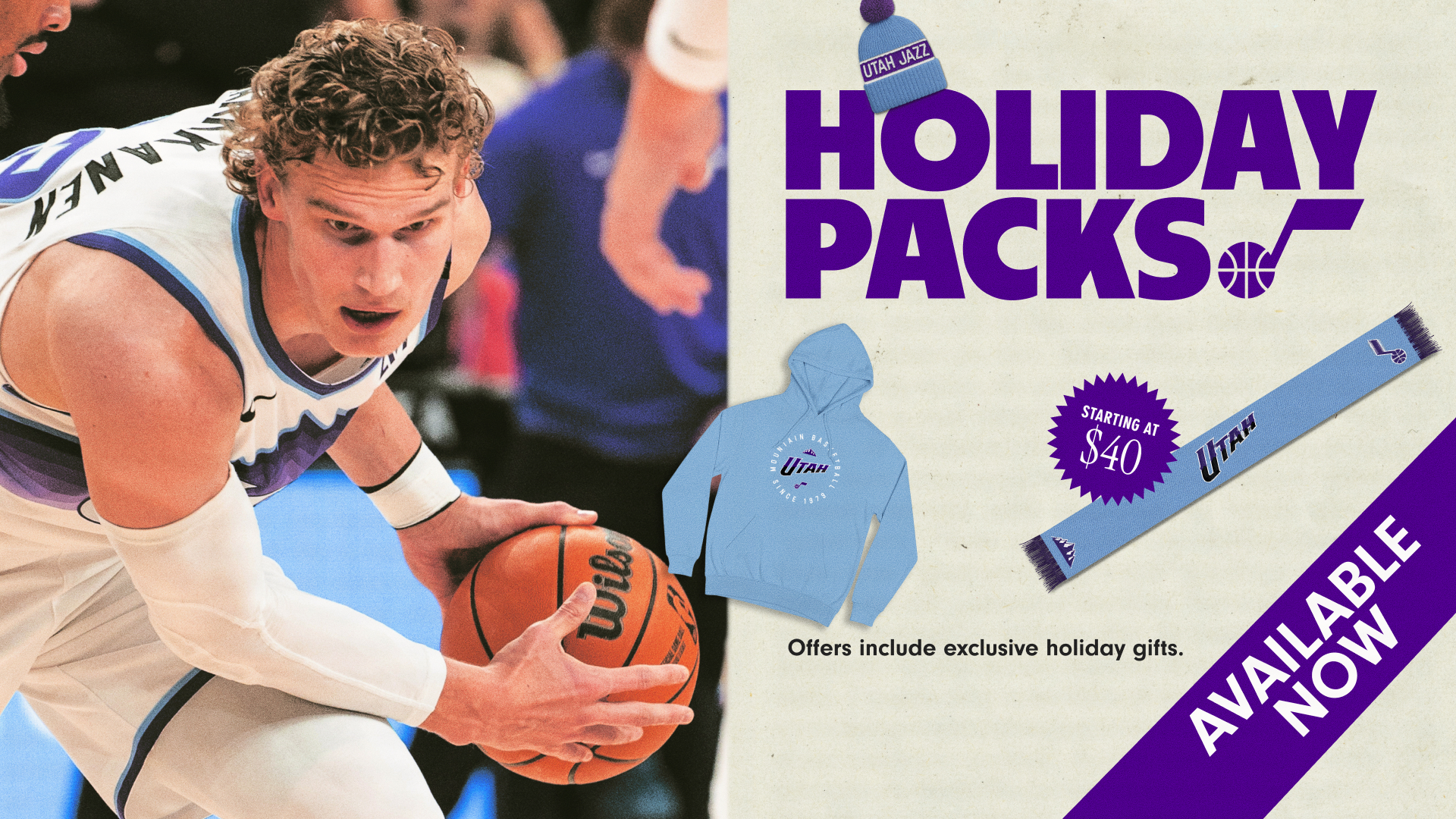 Utah Jazz Holiday Packs