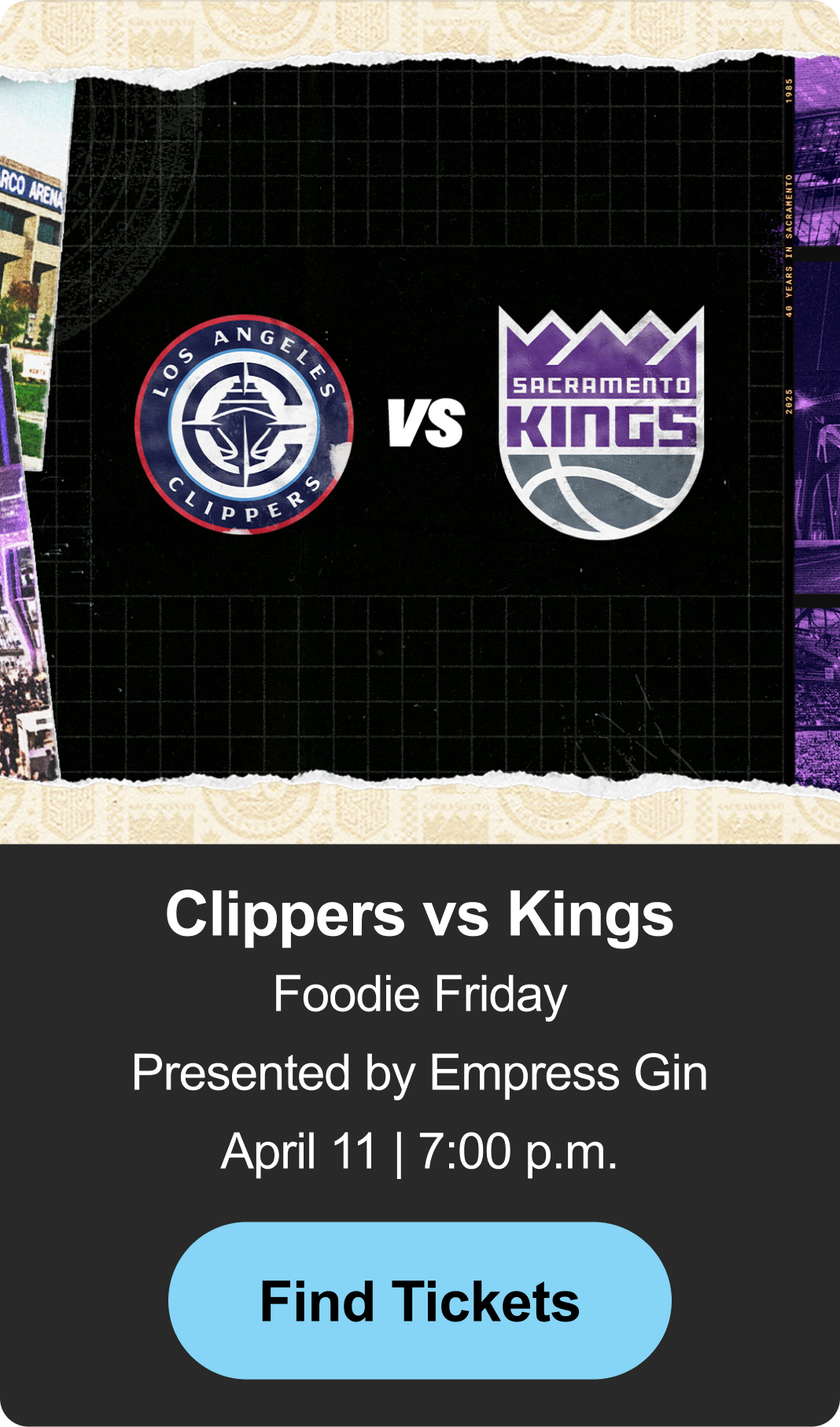 Find Tickets - Clippers vs. Kings