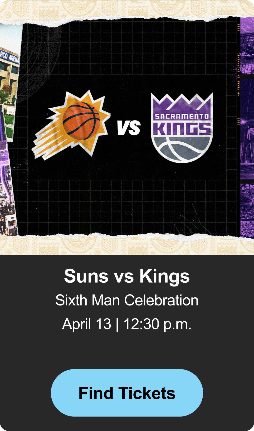 Find Tickets - Suns vs. Kings
