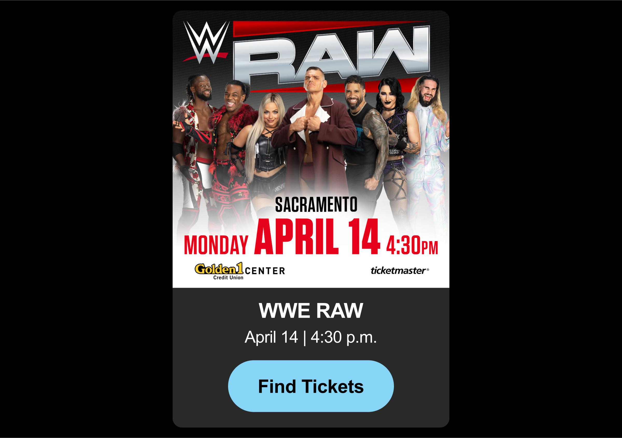 Find Tickets - WWE RAW