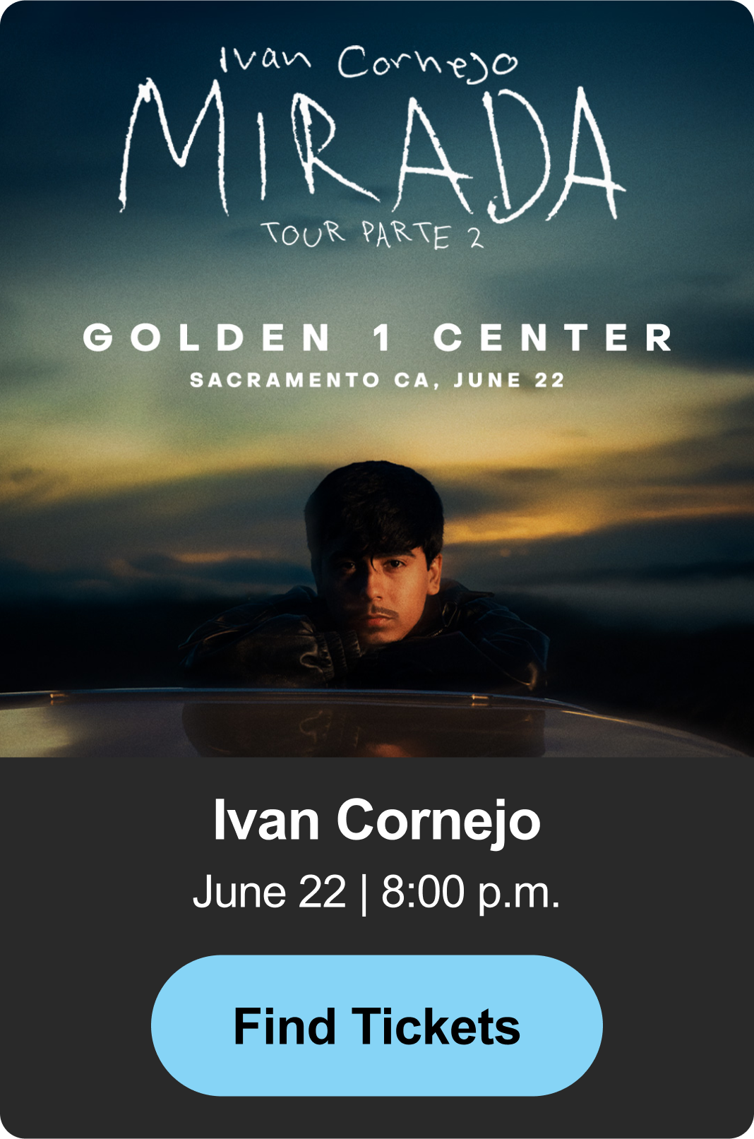 Find Tickets - Ivan Cornejo