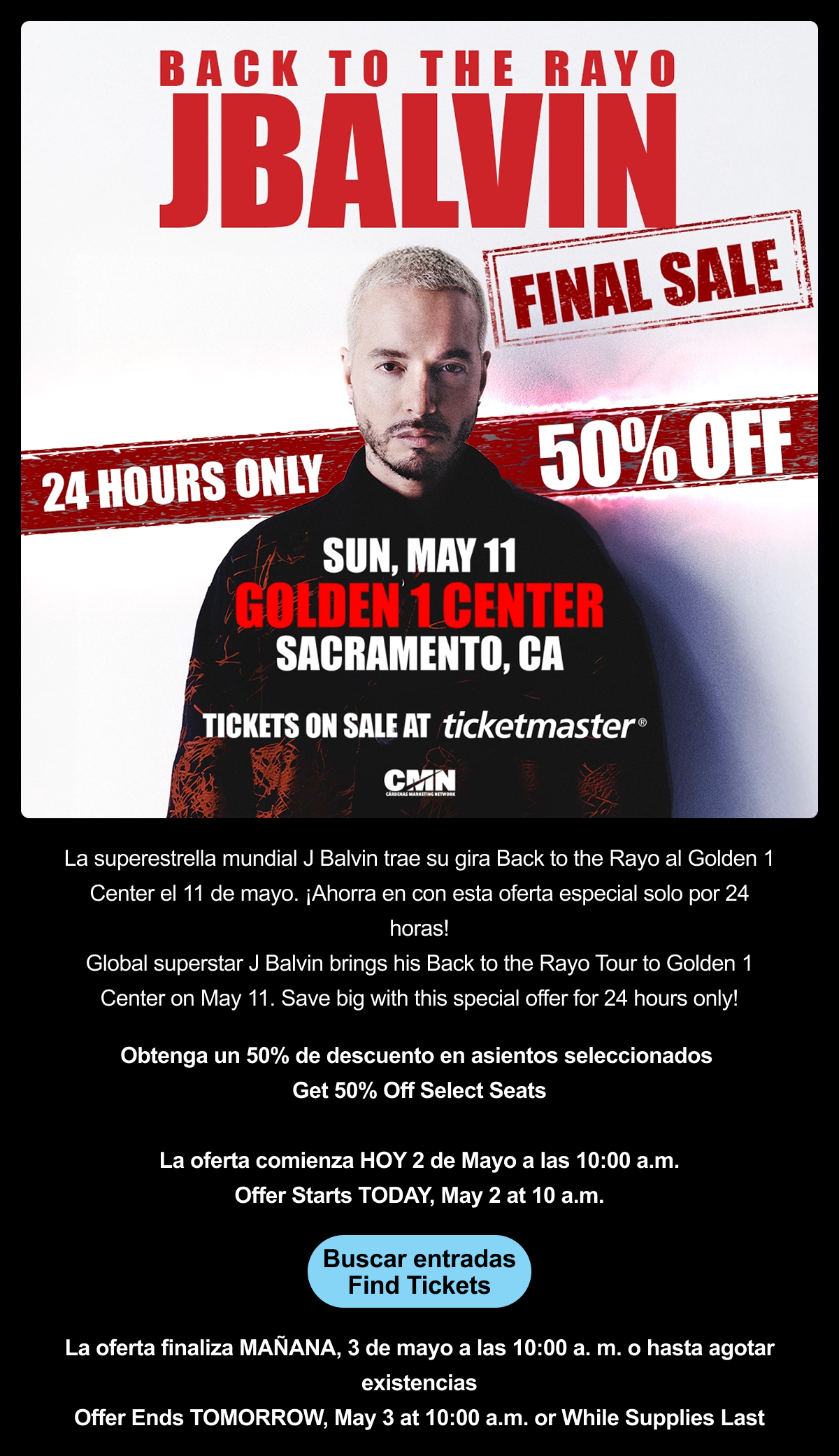 Find Tickets - J Balvin