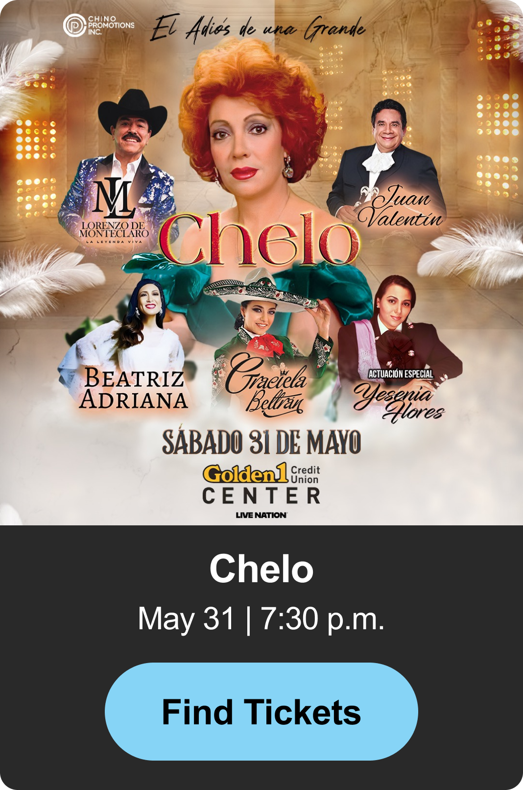Find Tickets - Chelo